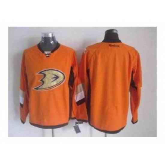 NHL Jerseys Anaheim Ducks blank orange[2014 new stadium]